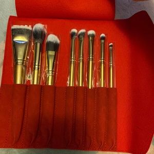 LUXIE Glitter and Gold Brush Set